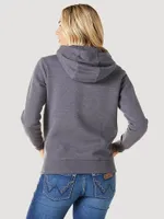 Women's Wrangler® George Strait Pullover Hoodie Charcoal Heather