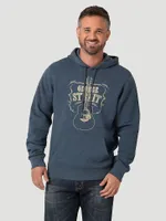 Men's George Strait Graphic Hoodie Sweatshirt Midnight Navy Heather