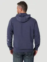 Men's Wrangler® Rope Logo Hoodie Denim Heather