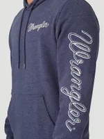 Men's Wrangler® Rope Logo Hoodie Denim Heather