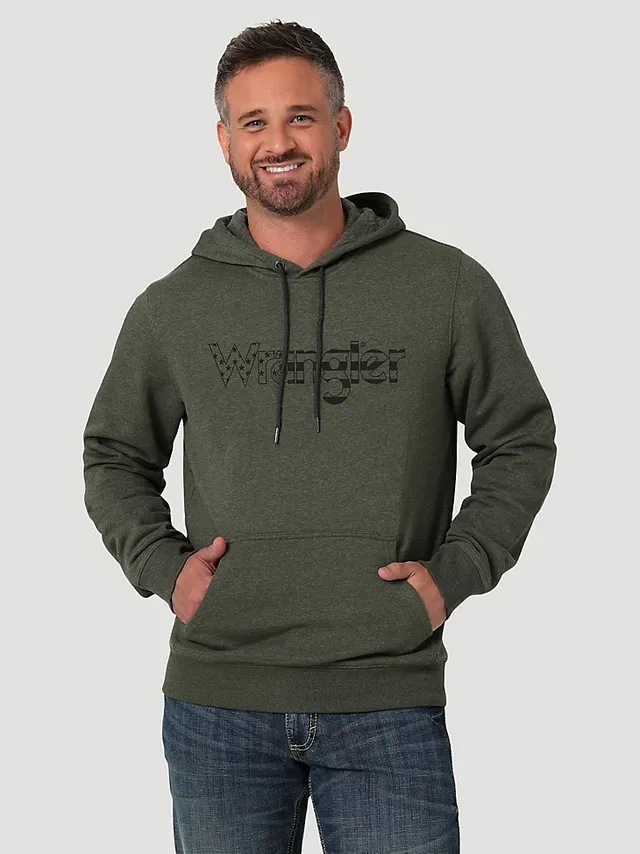 Men's Wrangler Camo Logo Hoodie