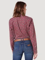 Women's Wrangler All Occasion Western Snap Shirt True Red