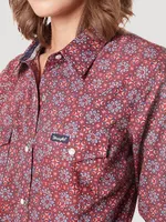 Women's Wrangler All Occasion Western Snap Shirt True Red