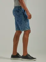 Men's Fleece Knit Short Acid Wash