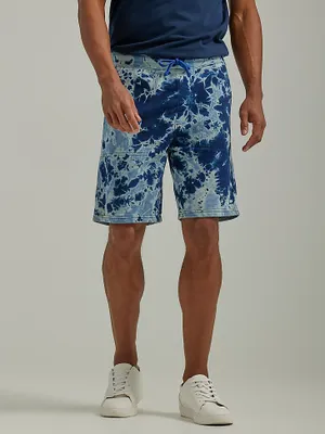 Men's Fleece Knit Short Tie Dye