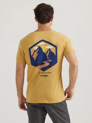 ATG By Wrangler® Men's Mountain Path T-Shirt Pale Gold