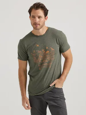 ATG By Wrangler® Men's Front Graphic T-Shirt Deep Depths