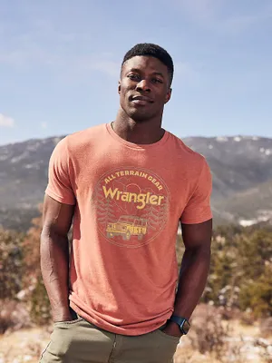 ATG By Wrangler® Men's Front Graphic T-Shirt Redwood