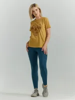 ATG By Wrangler® Women's Mountains Tee Pale Gold