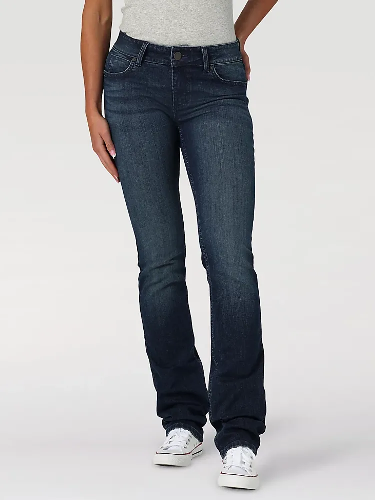 Women's Essential Mid-Rise Straight Leg Jean Tiffany