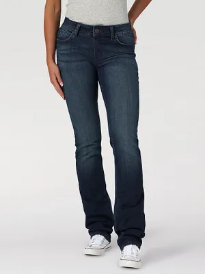 Women's Essential Mid-Rise Straight Leg Jean Tiffany