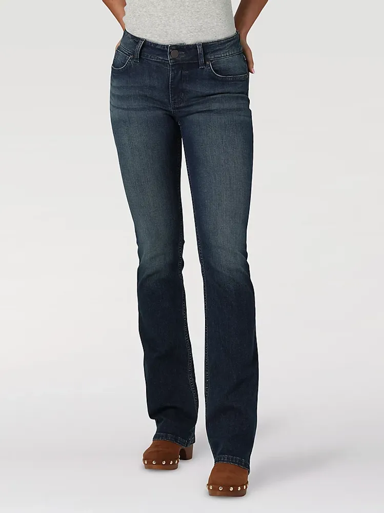 Women's Essential Mid-Rise Bootcut Jean Taylor