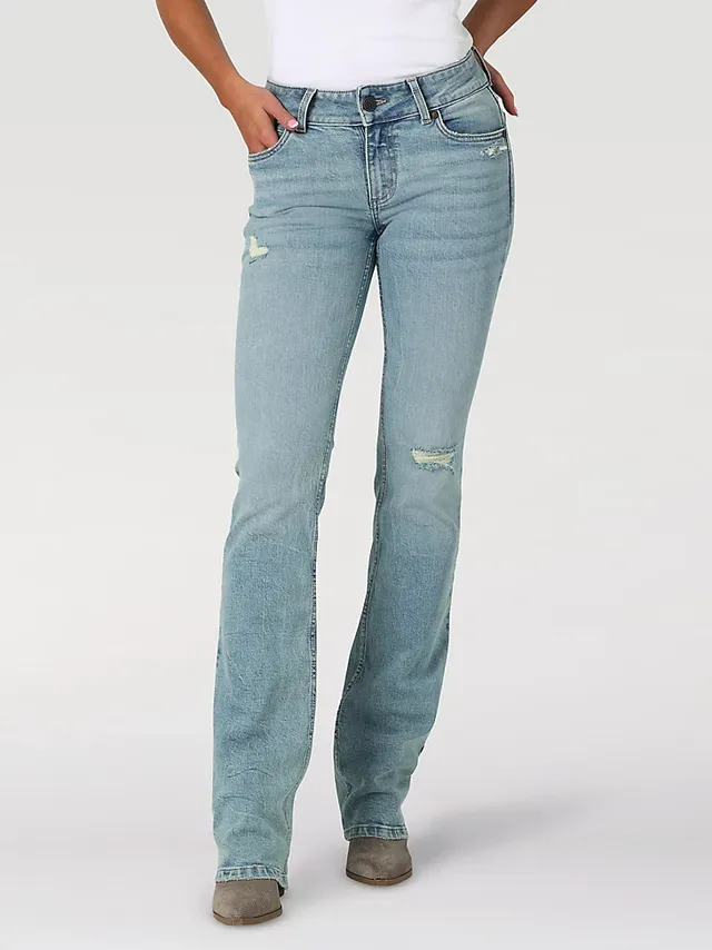 Wrangler Women's - Retro Mae Mid-Rise Bootcut Jeans – Go Boot Country