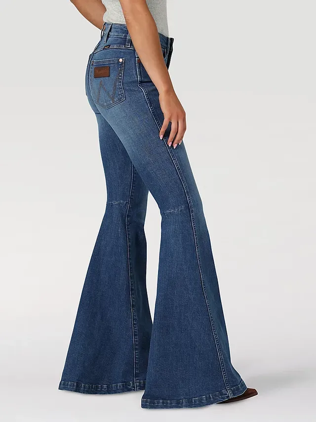 Wrangler The Wrangler Retro® Premium Jean: Women's High Rise Trumpet Flare  Paige