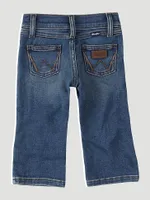 Little Boy's Stitched Pocket Bootcut Jean Ropin'