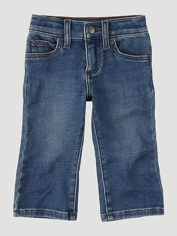 Little Boy's Stitched Pocket Bootcut Jean Ropin'