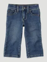 Little Boy's Stitched Pocket Bootcut Jean Ropin'