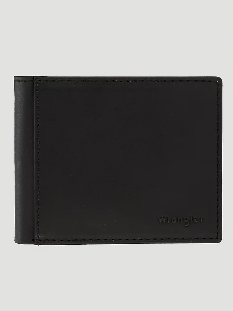 Men's Embossed Logo Bifold Wallet in