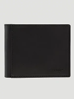 Men's Embossed Logo Bifold Wallet in