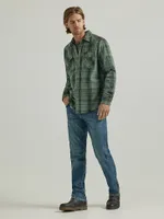 Men's Broken Twill Plaid Shirt Laurel Wreath