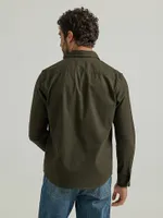 Men's Wrangler® Epic Soft™ Stretch Twill Shirt Rosin