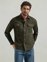 Men's Wrangler® Epic Soft™ Stretch Twill Shirt Rosin