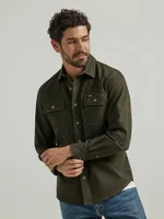 Men's Wrangler® Epic Soft™ Stretch Twill Shirt Rosin