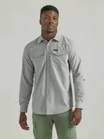 Wrangler ATG™ Men's Drover Utility Shirt Raven