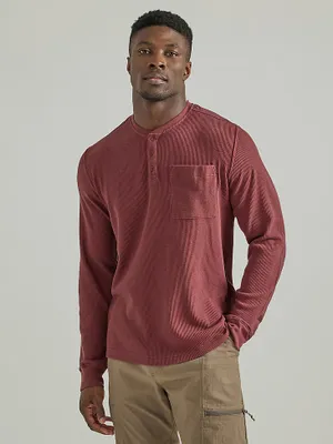 ATG by Wrangler® Men's Henley Mahogany