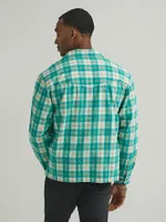 Men's Plaid Overshirt Navigate