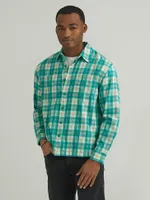 Men's Plaid Overshirt Navigate