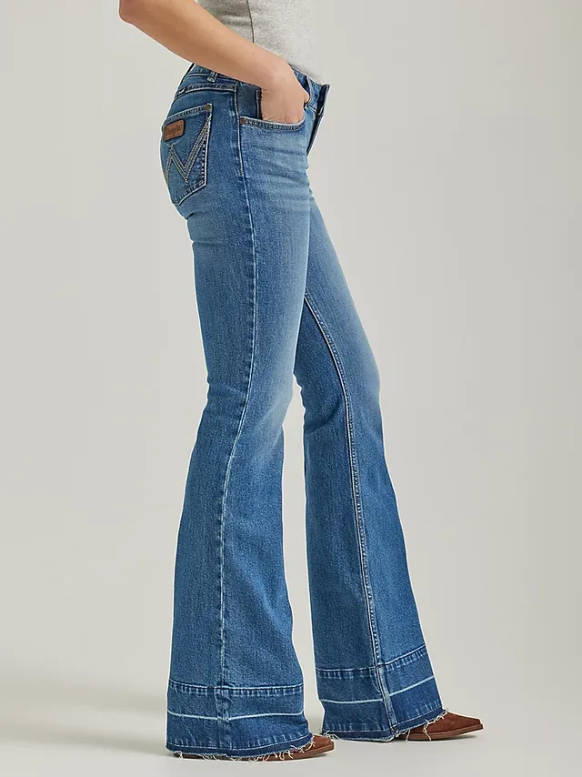 Wrangler Women's Retro Premium High Rise Trouser Jeans - Briley - Millbrook  Tack