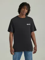 Men's Snake Logo T-Shirt Washed Black