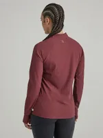 ATG by Wrangler® Women's FWDS Pullover Mahogany