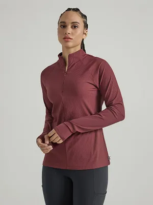 ATG by Wrangler® Women's FWDS Pullover Mahogany