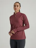 ATG by Wrangler® Women's FWDS Pullover Mahogany