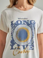 Women's Wrangler Western Graphic Boyfriend Tee Long Live