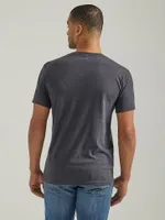 Men's Wrangler Vignette Logo T-Shirt Caviar Heather