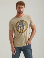 Men's Wrangler Logo Ring Graphic T-Shirt Trenchcoat Heather