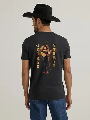 Wrangler® George Strait™ Back Graphic T-Shirt Jet Black