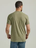 Men's Eagle Crest Graphic T-Shirt Deep Linchen Green