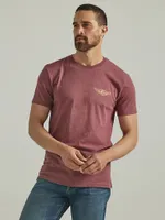 Men's American Original T-Shirt Burgundy Heather