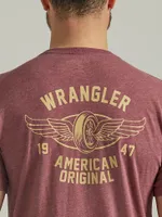 Men's American Original T-Shirt Burgundy Heather