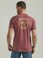 Men's American Original T-Shirt Burgundy Heather