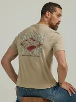 Men's Born Free Graphic T-Shirt Trench Coat