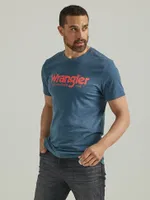 Men's 1947 Wrangler® Logo T-Shirt Midnight Navy