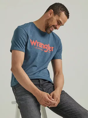 Men's 1947 Wrangler® Logo T-Shirt Midnight Navy