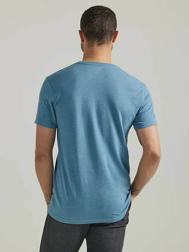 Fabletics Men The 24-7 Tee male Classic Blue Size