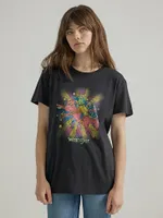 Women's Space Cowboy Tee Washed Black