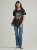 Women's Space Cowboy Tee Washed Black